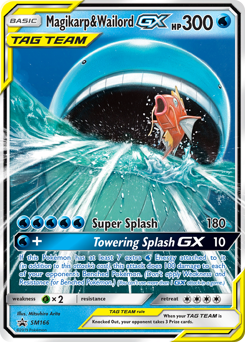 Magikarp & Wailord-GX #SM166 SM Black Star Promos