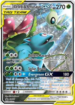 Celebi & Venusaur-GX SM Black Star Promos #SM167