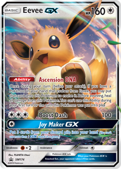 Eevee-GX #SM174 SM Black Star Promos