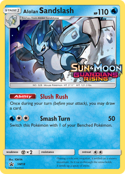 Alolan Sandslash #SM18 SM Black Star Promos