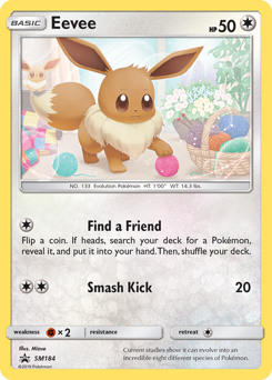 Eevee #SM184 SM Black Star Promos