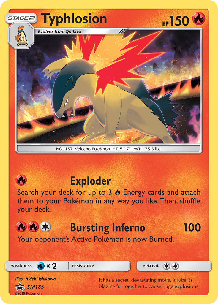Typhlosion #SM185 SM Black Star Promos