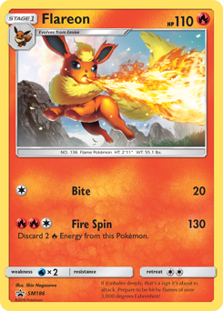 Flareon SM Black Star Promos #SM186