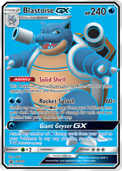 Blastoise-GX #SM189 SM Black Star Promos