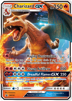 Charizard-GX #SM195 SM Black Star Promos
