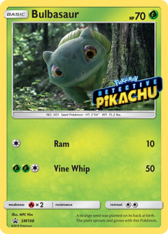 Bulbasaur #SM198 SM Black Star Promos