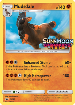 Mudsdale #SM20 SM Black Star Promos