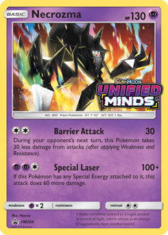 Necrozma #SM204 SM Black Star Promos