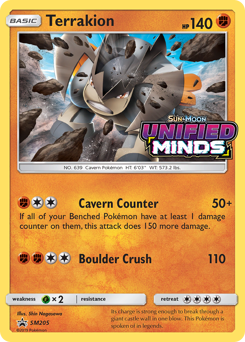 Terrakion #SM205 SM Black Star Promos