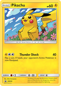 Pikachu #SM206 SM Black Star Promos