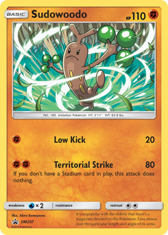 Sudowoodo SM Black Star Promos #SM207