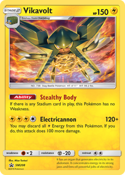 Vikavolt #SM208 SM Black Star Promos