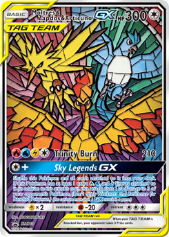 Moltres & Zapdos & Articuno-GX #SM210 SM Black Star Promos