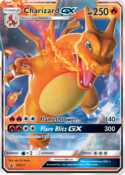 Charizard-GX #SM211 SM Black Star Promos