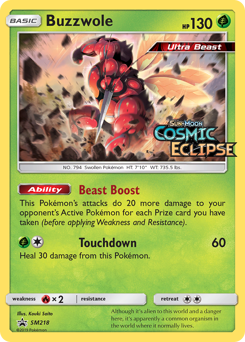Buzzwole #SM218 SM Black Star Promos
