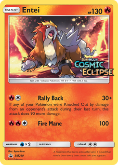 Entei SM Black Star Promos #SM219