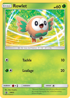 Rowlet SM Black Star Promos #SM22