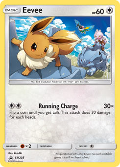 Eevee #SM235 SM Black Star Promos