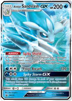 Alolan Sandslash-GX SM Black Star Promos #SM236