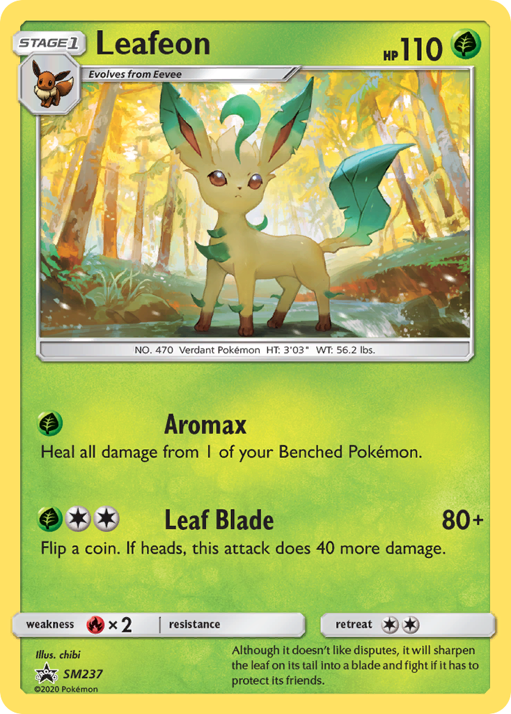 Leafeon #SM237 SM Black Star Promos