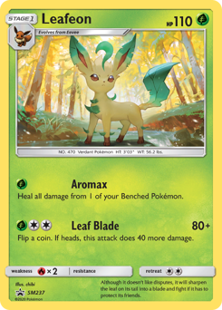 Leafeon #SM237 SM Black Star Promos
