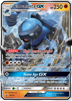 Carracosta-GX #SM239 SM Black Star Promos
