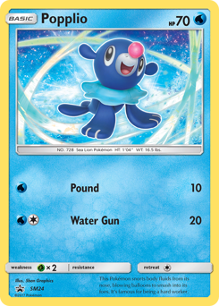 Popplio #SM24 SM Black Star Promos