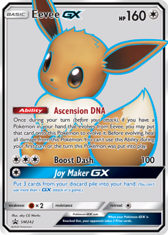 Eevee-GX #SM242 SM Black Star Promos