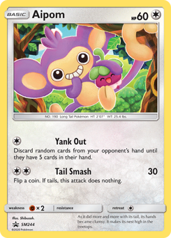 Aipom #SM244 SM Black Star Promos