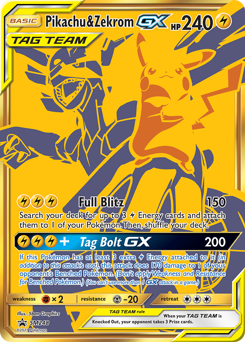 Pikachu & Zekrom-GX #SM248 SM Black Star Promos