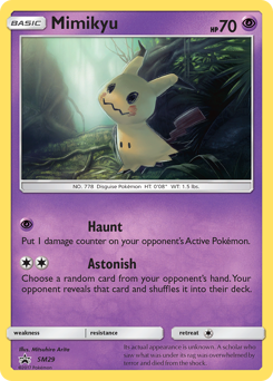 Mimikyu #SM29 SM Black Star Promos
