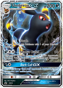 Umbreon-GX #SM36 SM Black Star Promos