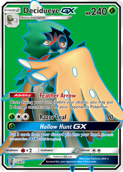 Decidueye-GX #SM37 SM Black Star Promos