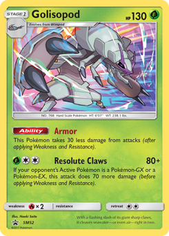 Golisopod #SM52 SM Black Star Promos