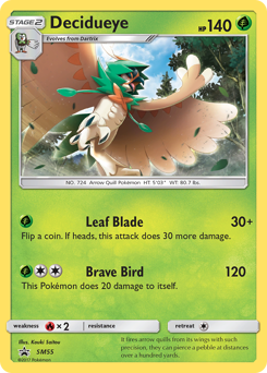 Decidueye #SM55 SM Black Star Promos