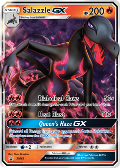Salazzle-GX #SM63 SM Black Star Promos