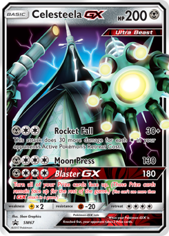 Celesteela-GX #SM67 SM Black Star Promos