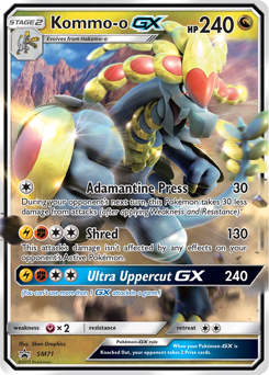 Kommo-o-GX #SM71 SM Black Star Promos