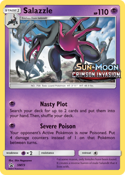 Salazzle #SM73 SM Black Star Promos