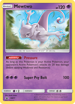 Mewtwo #SM77 SM Black Star Promos