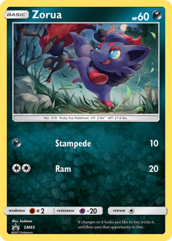 Zorua SM Black Star Promos #SM83