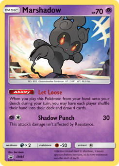 Marshadow #SM85 SM Black Star Promos