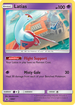 Latias #SM87 SM Black Star Promos