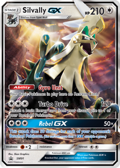 Silvally-GX #SM91 SM Black Star Promos