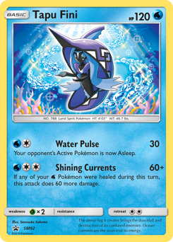Tapu Fini #SM92 SM Black Star Promos