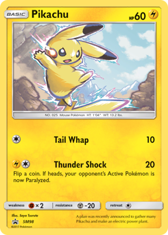 Pikachu #SM98 PSA 10