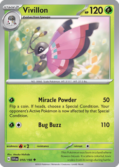 Vivillon #10 Scarlet & Violet