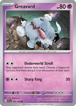 Greavard #105 Scarlet & Violet