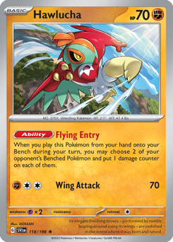 Hawlucha #118 Scarlet & Violet