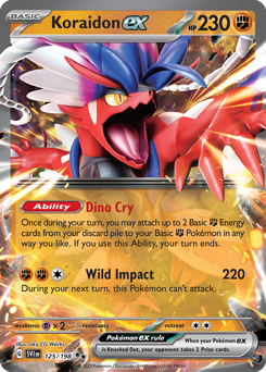 Koraidon ex #125 Scarlet & Violet